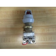 Allen Bradley 800H-PPT16R Pilot Light 800HPPT16R Red. - Refurbished