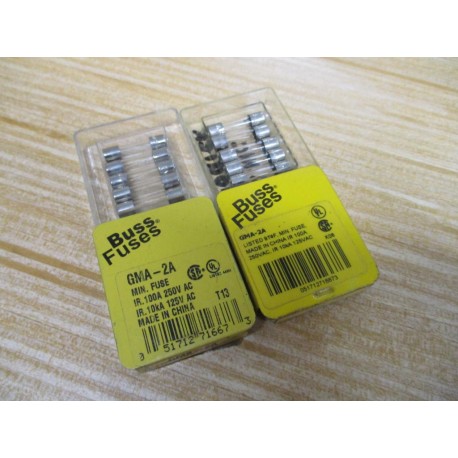 Buss GMA-2 Bussmann Fuse Cross Ref 1CJ38 (Pack of 10)