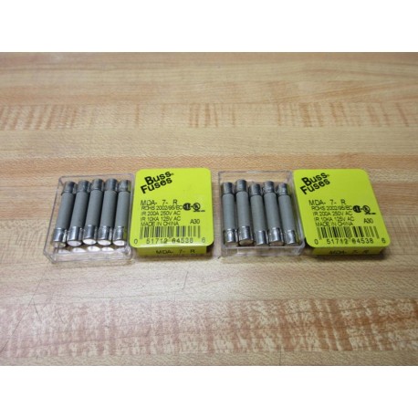 Buss MDA-7 Cooper Bussmann Fuse Cross Ref 1CM17 Gray (Pack of 10)