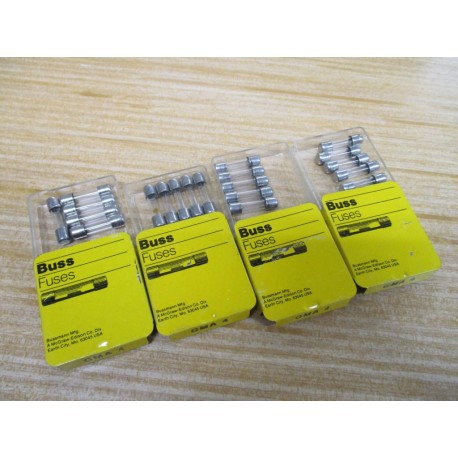 Bussmann GMA-4A Buss Glass Tube Fuse GMA4A (Pack of 20)