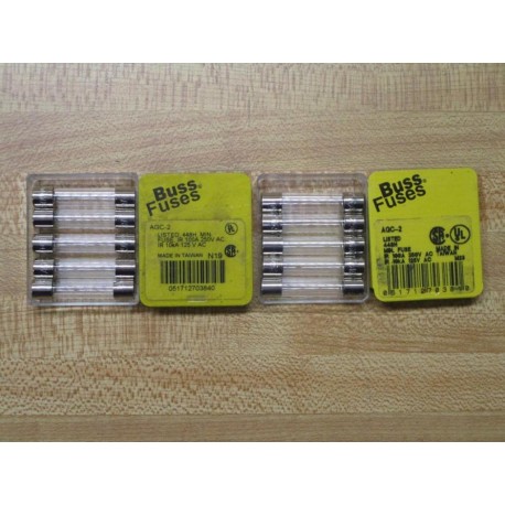 Bussmann AGC-2 Bussmann Fuse Cross Ref 2FCG5 Fine Wire Element (Pack of 10)