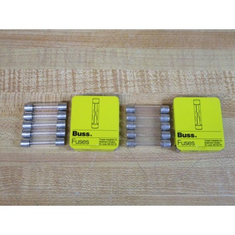 Buss AGC-12 Bussmann Fuse 3AG Ref 4XH38 Jagged Element (Pack of 10)