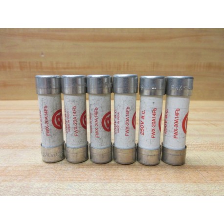 Buss FWX-20A14Fb Bussmann Fuse FWX20A14Fb (Pack of 6) - New No Box