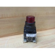 Allen Bradley 800H-QRBH24R Illum. Push Button W800T-XABlank - New No Box