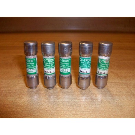 Buss FNQ-R-4 Bussmann Fuse Cross Ref 6F117 (Pack of 5) - New No Box