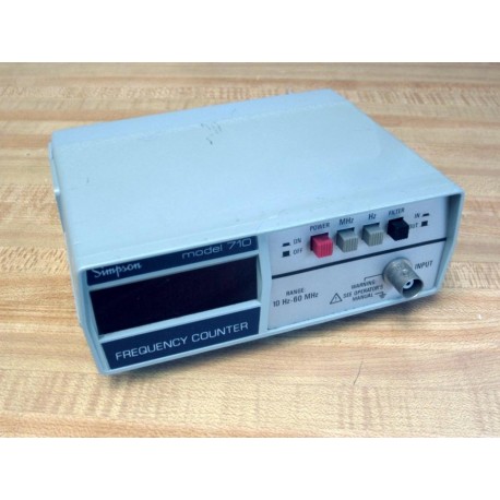 Simpson 710 Frequency Counter - Used