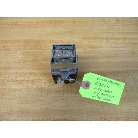 Cutler HammerEaton E30-JA Push Button Switch - Used