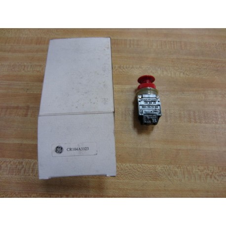 General Electric CR104A3123 Mini Mushroom Head Push Button