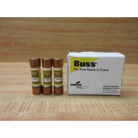 Buss KAB-25 Bussmann Fuse KAB25 (Pack of 3)