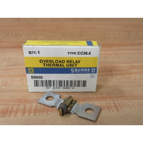 Square D CC36.4 Heater Element 58802