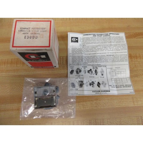 Cutler Hammer E30DD SwitchLamp Operator Only