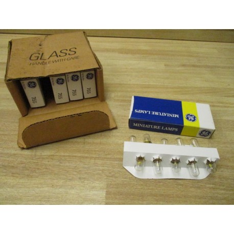 General Electric 755 GE Miniature Lamp Light Bulb (Pack of 50)
