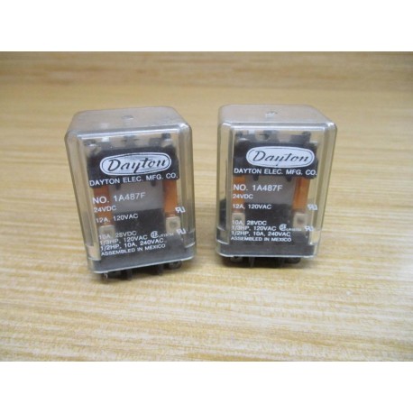 Dayton 1A487F Relay (Pack of 2) - Used