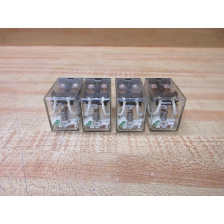 Omron LY2N-24V DC Relay LY2N24VDC (Pack of 4) - New No Box