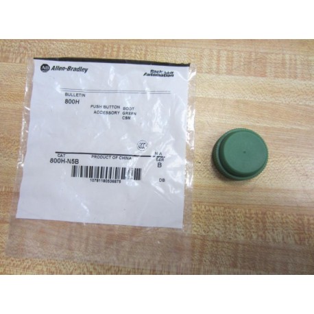 Allen Bradley 800H-N5B Green Button Cover 800H-N100G