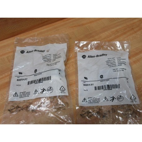 Allen Bradley 800FP-P7 Pilot Light Operator 800FPP7 (Pack of 2)