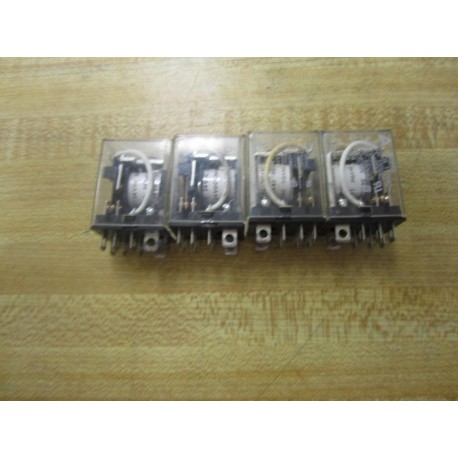 Omron LY2-24V DC Relay LY224VDC (Pack of 4) - Used