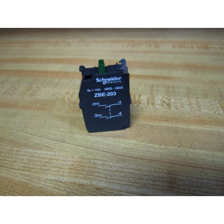 Schneider ZBE-203 Telemecanique Contact Block ZBE203 - New No Box