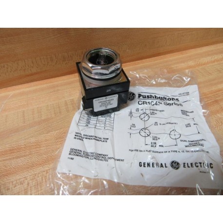 General Electric CR104PLG43 Indicator Light GE - New No Box