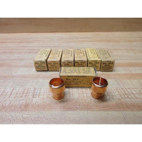 Bussmann 263 Buss Fuse Reducer 7 Pair