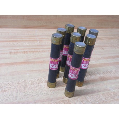 Fusetron FRS-10 Fuse FRS10 New Old Stock (Pack of 8) - New No Box