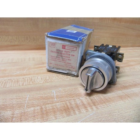 General Electric CR2940US203E1 Selector Switch 3 Pos. GE WContact Block