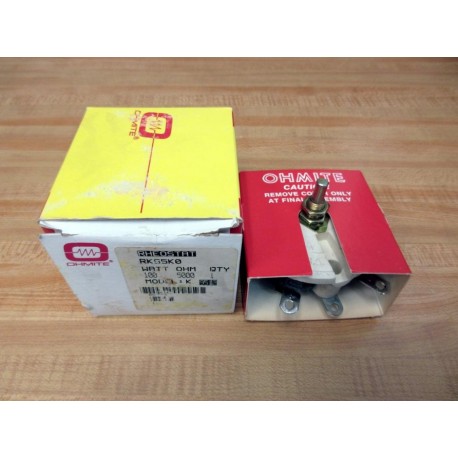 Ohmite RKS5K0 Rheostat 100W 5000Ω