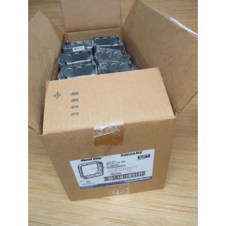 Steel City 53151-12 34 Square Extension Ring 531511234 (Pack of 50)