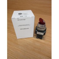 Allen Bradley 800T-6HR17KB6 Selector Switch 800T-XD1, 800T-Blank Red - Refurbished