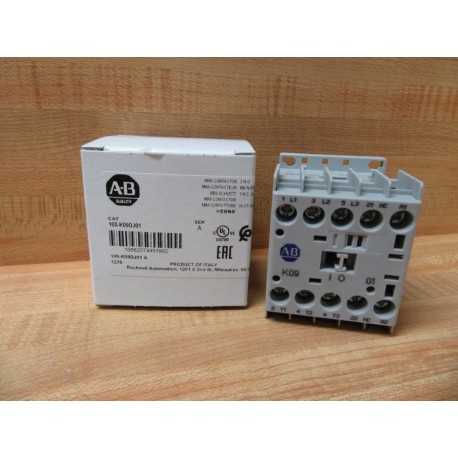 Allen Bradley 100-K09DJ01 Mini Contactor 100K09DJ01