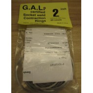 Gap-A-Let ZZ10404 Socket Weld Contraction Rings 2" (Pack of 20)