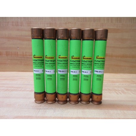 Buss FRS-R-3 Bussmann Fuse Cross Ref 6C213 Energy Efficient (Pack of 6) - New No Box