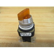 Allen Bradley 800T-6HR17KB6 Selector Switch Amber - Used