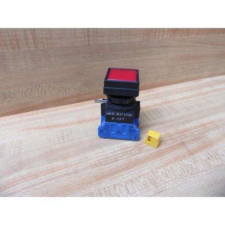 IDEC HW2L-M1F10QD-R-24V Pushbutton Illum. - New No Box