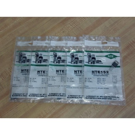 NTE NTE152 Transistor 152 (Pack of 5)