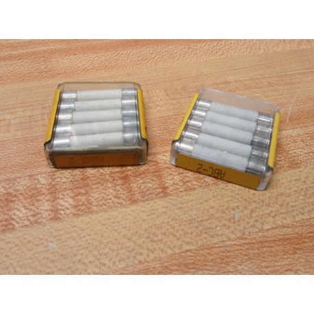 Buss ABC-2 Bussmann Fuse Cross Ref 6F039 White (Pack of 10)