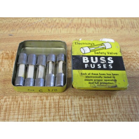Buss C-18 Bussmann Fuse C18 Fine Wire Element (Pack of 5)