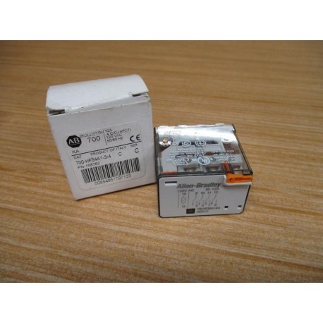 Allen Bradley 700-HF34A1-3-4 Relay 158762 Ser. C