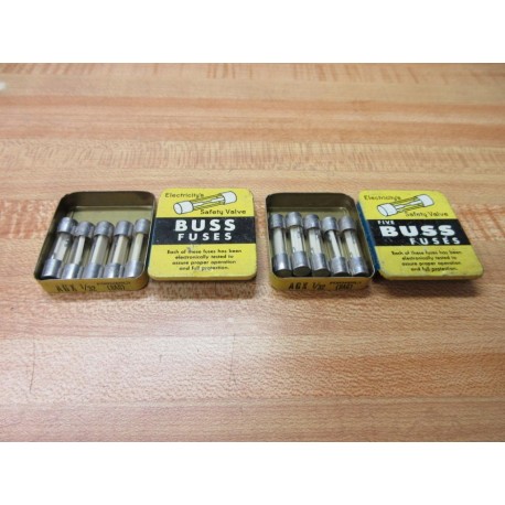 Buss AGX-132 Bussmann Fuse Cross Ref 1DJ52, 8AG (Pack of 10)