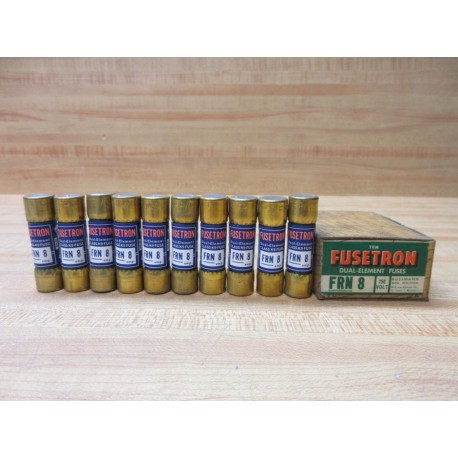 Buss FRN-8 Bussmann Fusetron Fuse FRN8 (Pack of 10)