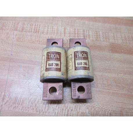 Buss KAB-200 Bussmann Fuse KAB200 (Pack of 2) - Used