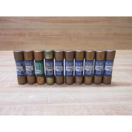 Buss NON-10 Bussmann Fuse Cross Ref 4XF89 (Pack of 10) - New No Box