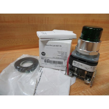 Allen Bradley 800T-QT12G Push-To-Test Button 800TQT12G