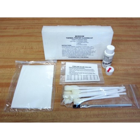 Microcom 040005-0000 Thermal Printer Cleaning Kit 0400050000
