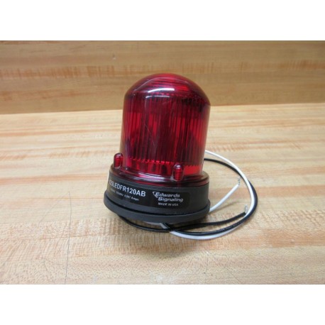 Edwards Signal 125LEDFR120AB LED Flashing Red Beacon - New No Box