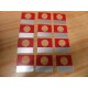 Allen Bradley 800T-X621J Legend Plate 800TX621J (Pack of 12) - New No Box