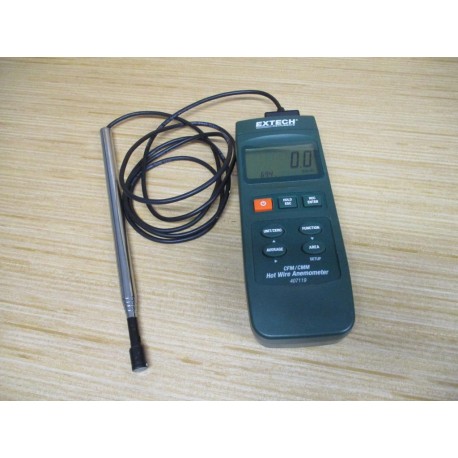 Extech 407119 CFMCMM Hot Wire Anemometer - New No Box