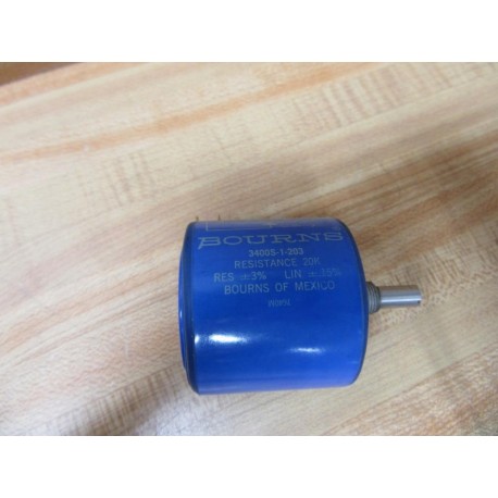 Bourns 3400S-1-203 Potentiometer 3400S1203 - Used