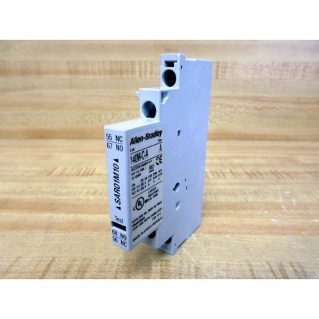 Allen Bradley 140M-C-A SAR01M10 Aux. Contact 140M-C-A - New No Box