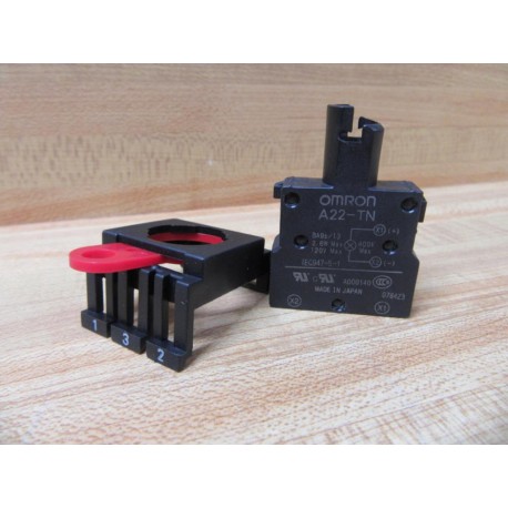 Omron A22-TN Lamp Socket A22TN wMount - New No Box